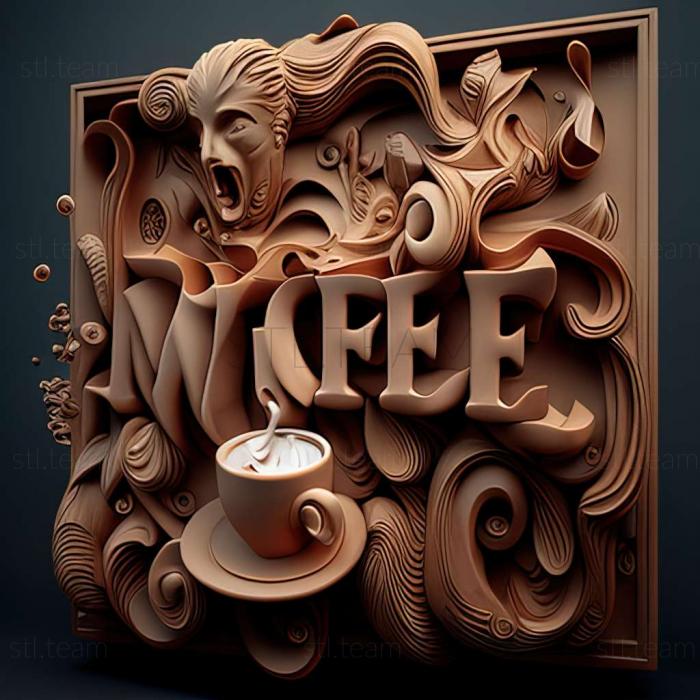 3D модель Кофеин игра (STL)